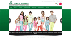Desktop Screenshot of enrichexports.com